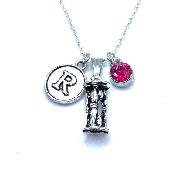 Hourglass Necklace Time In A Bottle - Picture 7 of 8